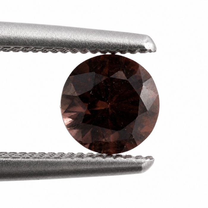Red Zircon round cut 0.66-0.76ct 5x3mm approximately each loose gemstone - price is per stone - Buy loose or customise