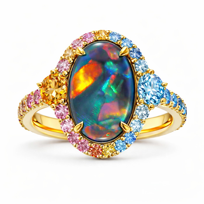 Australian black opal 1.03 carat loose gemstone - Buy loose or make a custom order