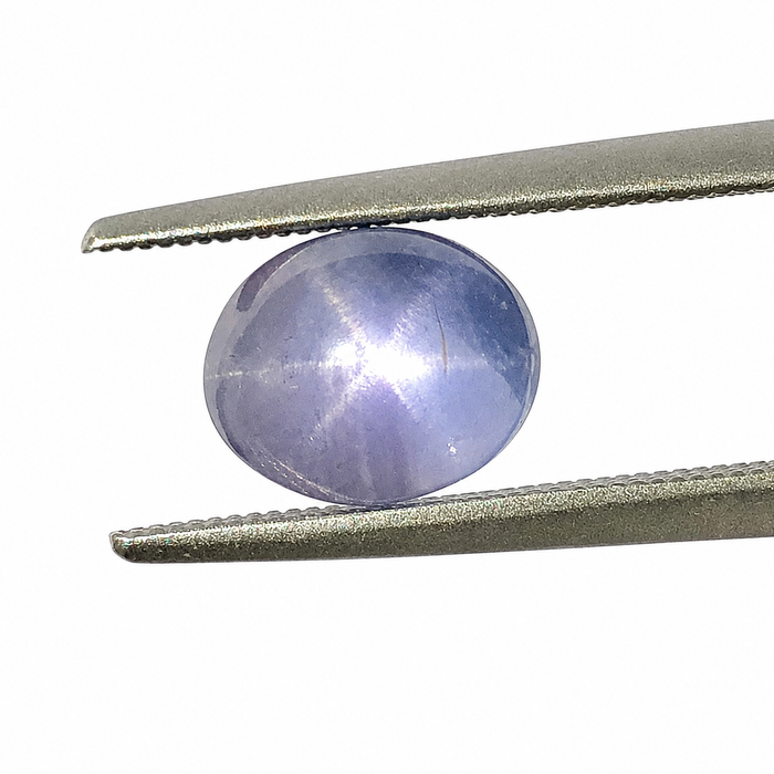 Blue Star Sapphire oval cut cabochon 2.95 carats - Make your own custom jewelry design