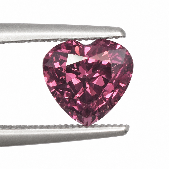 Raspberry pink Tanga garnet mixed heart cut 1.73 carats loose gemstone - Buy loose or Make your own custom jewelry