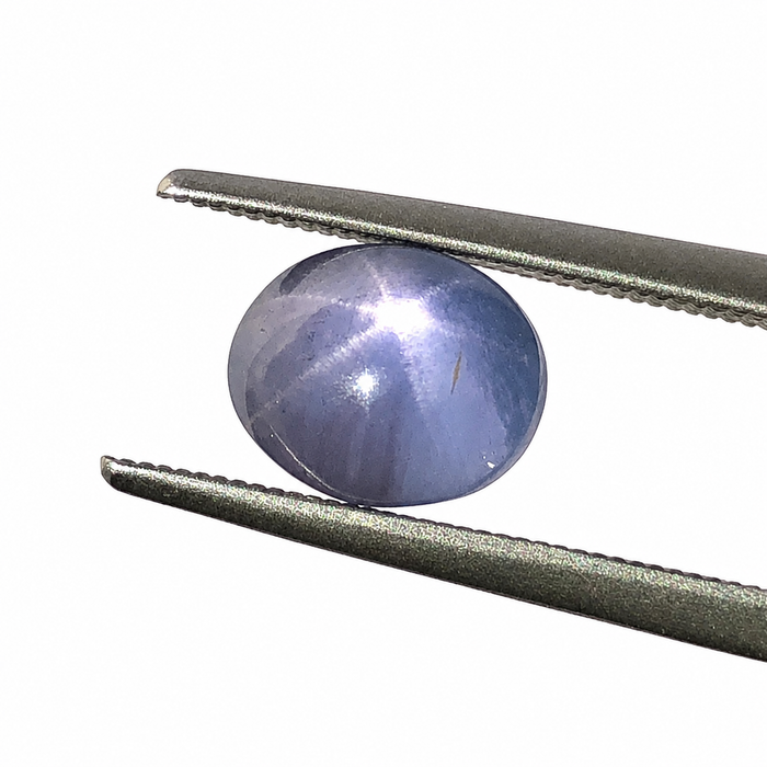 Blue Star Sapphire oval cut cabochon 2.95 carats - Make your own custom jewelry design