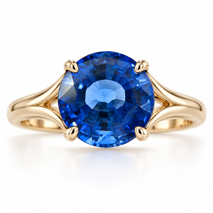Natural blue Ceylon Sapphire oval cushion cut 6.8x6.2mm 1.71 carat gemstone