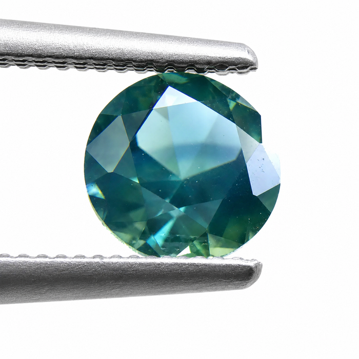Steel teal Australian Parti Sapphire round cut 1.48 carats - Buy loose or customise