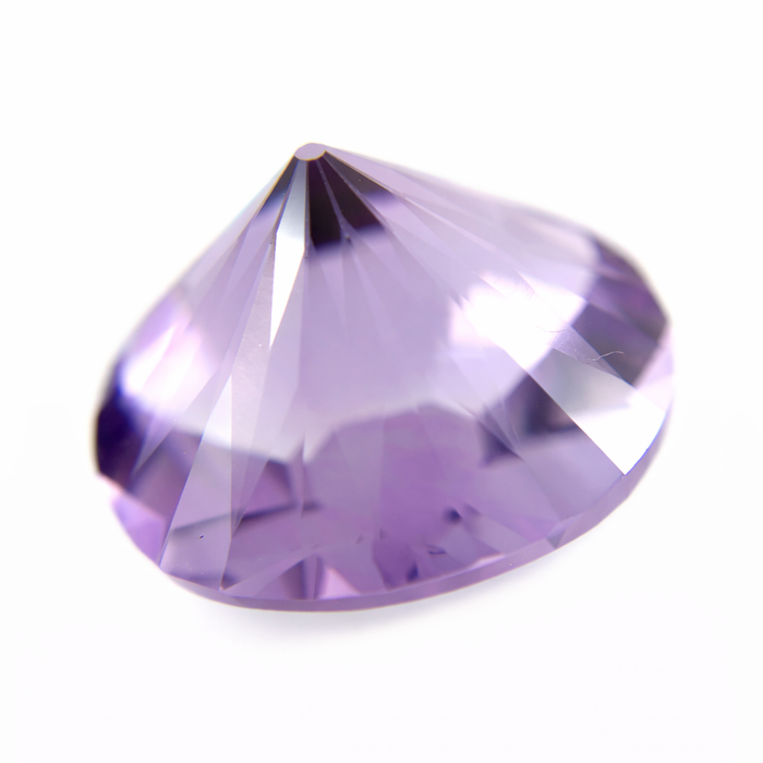 Amethyst unique German laser flower mixed cut 10.60 carat loose gemstone - Buy loose or customise