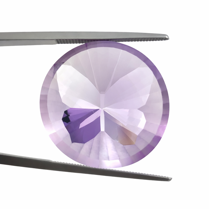 Amethyst unique German laser butterfly mixed cut 20.01 carat loose gemstone - Buy loose or customise