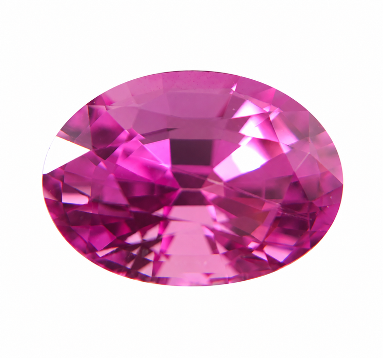 Pink Sapphire 1.19 carat 6.98x4.86x4.29mm oval cut - Buy loose or Make your own jewelry design