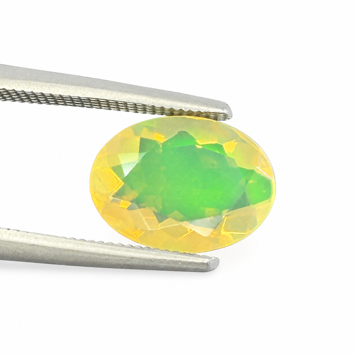 Ethiopian opal 1.45 carat faceted oval cut loose gemstone - Buy loose or make a custom order