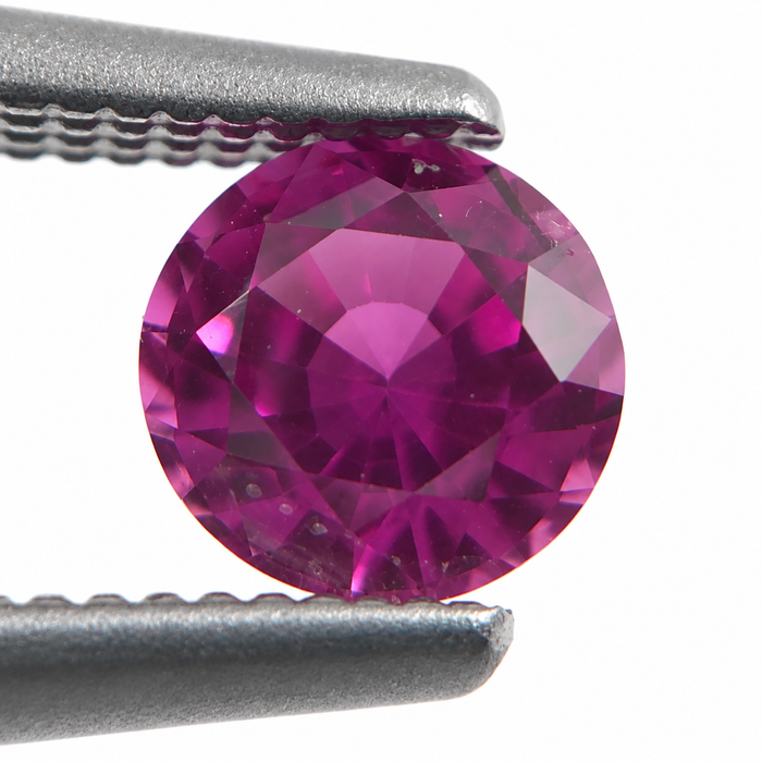Pink Sapphire round cut 4.67x3.10mm 0.57 carats