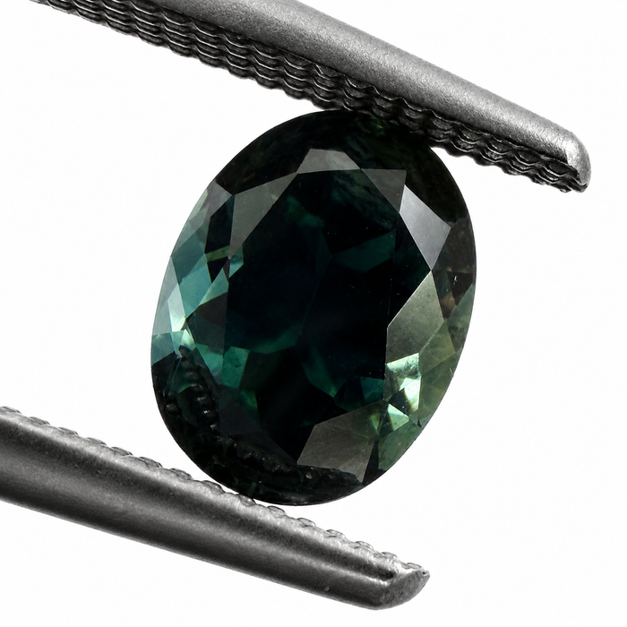 Australian Parti sapphire 1.00ct oval brilliant cut loose gemstone - Buy loose or customise