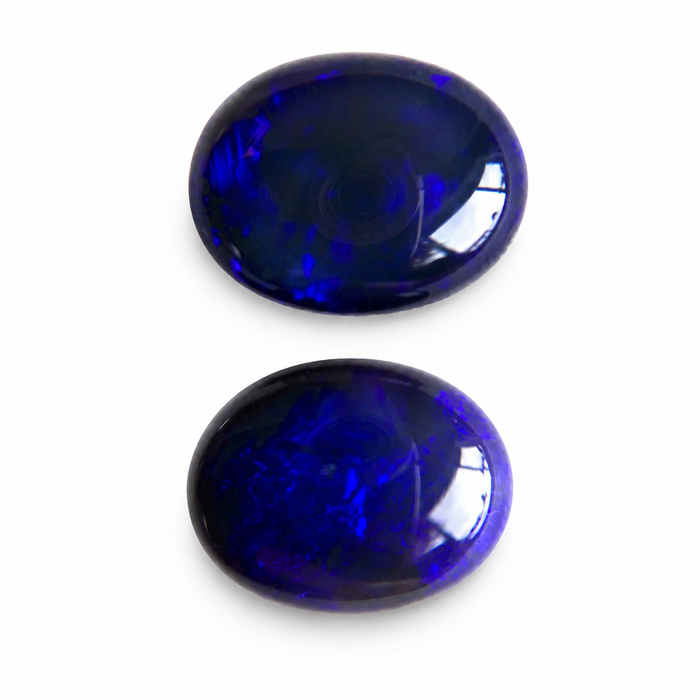 Australian jelly opal matched pair 2.63 carat total loose gemstone - Buy loose or customise