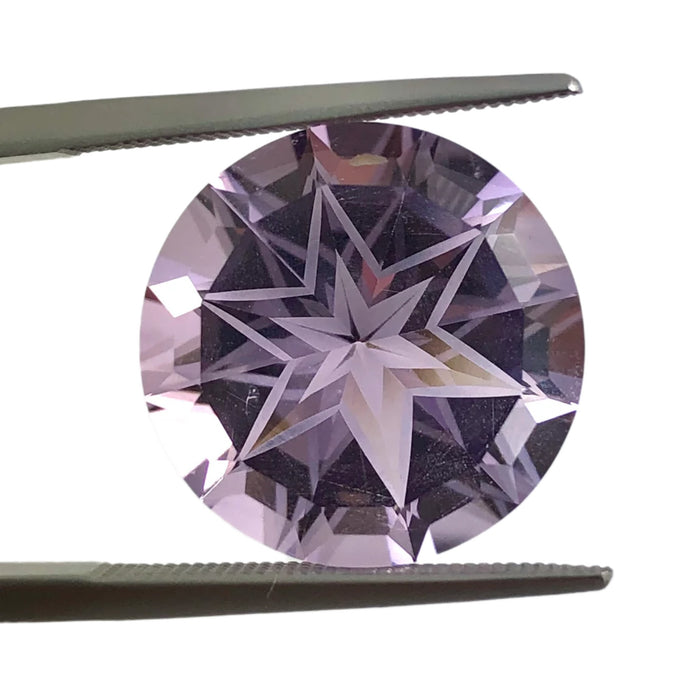 Amethyst unique German laser star mixed cut 11.78 carat loose gemstone - Buy loose or customise