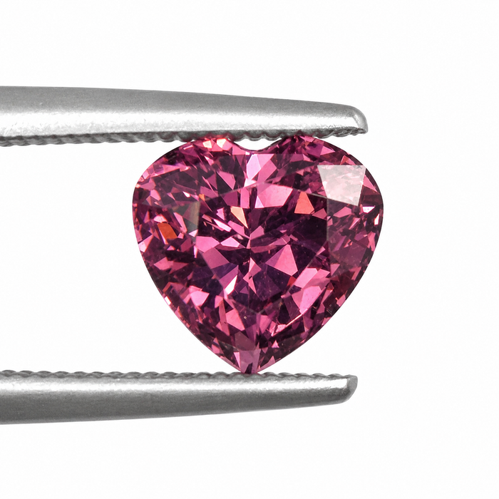 Raspberry pink Tanga garnet mixed heart cut 1.73 carats loose gemstone - Buy loose or Make your own custom jewelry