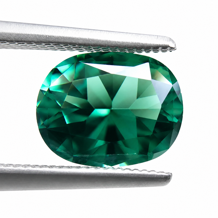Teal blue green tourmaline cushion cut 1.77 carat loose gemstone - Buy loose or customise