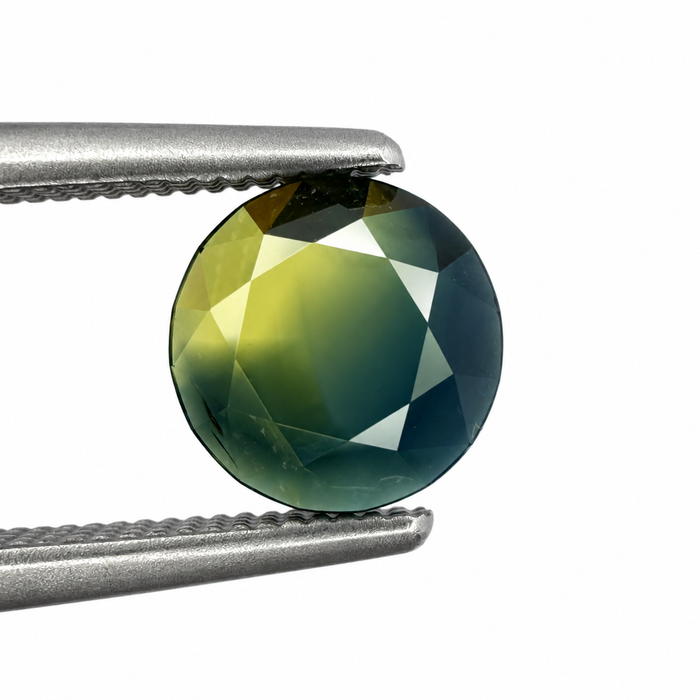Australian Parti sapphire 1.05ct round rose cut loose gemstone - Buy loose or customise