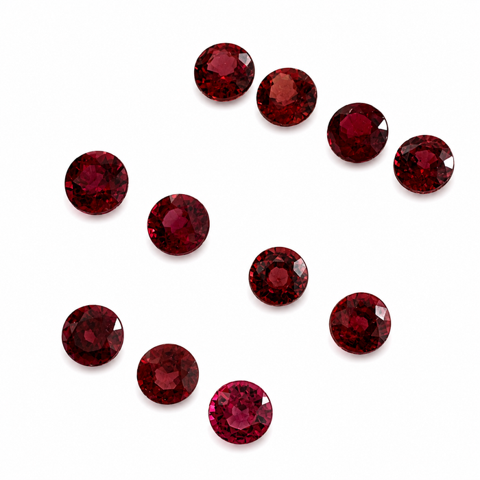Red Spinel round cut approximately 0.22-0.25ct 3.5x2mm each - Listing is for one stone - Buy loose or customise