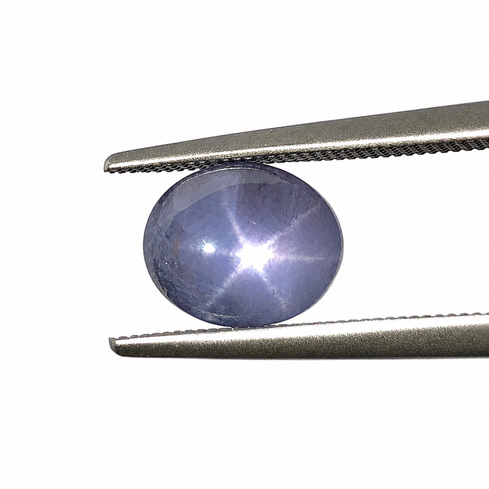 Blue Star Sapphire oval cut cabochon 2.95 carats - Make your own custom jewelry design