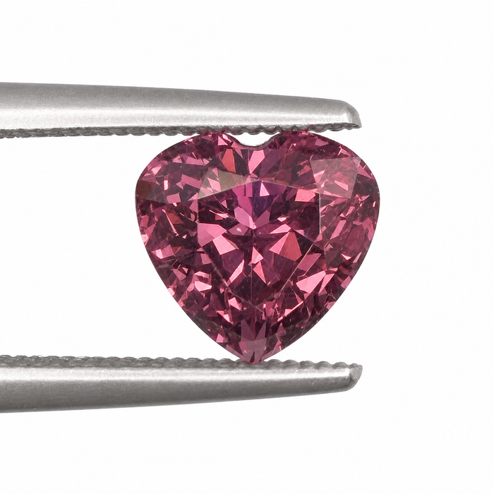 Raspberry pink Tanga garnet mixed heart cut 1.73 carats loose gemstone - Buy loose or Make your own custom jewelry