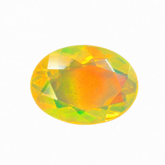 Ethiopian opal 1.45 carat faceted oval cut loose gemstone - Buy loose or make a custom order