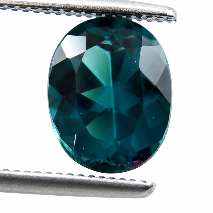 Teal Blue Indicolite Tourmaline oval cut 1.29 carat gemstone - Buy loose or make your own custom jewelry