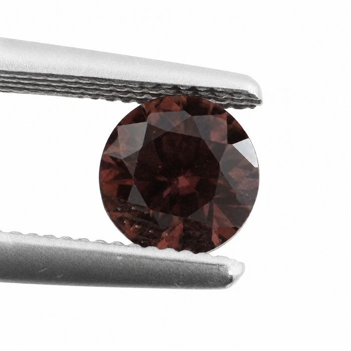 Red Zircon round cut 0.66-0.76ct 5x3mm approximately each loose gemstone - price is per stone - Buy loose or customise