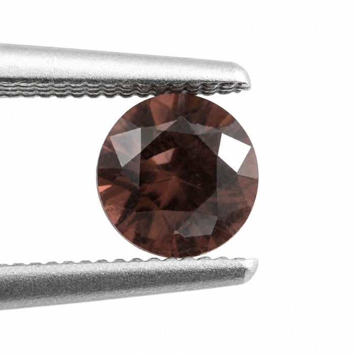 Red Zircon round cut 0.66-0.76ct 5x3mm approximately each loose gemstone - price is per stone - Buy loose or customise