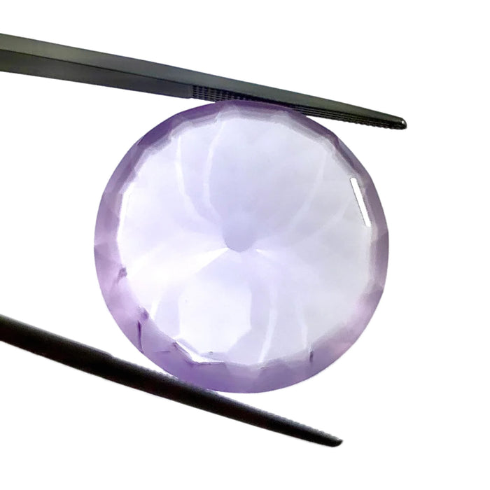 Amethyst unique German laser spider mixed cut 28.49 carat loose gemstone - Buy loose or customise