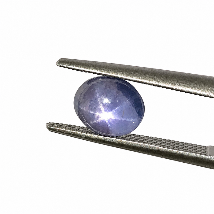 Blue Star Sapphire oval cut cabochon 2.95 carats - Make your own custom jewelry design