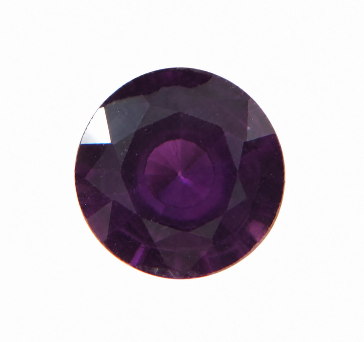 Purple Magenta Sapphire round cut 0.47 carat loose gemtone