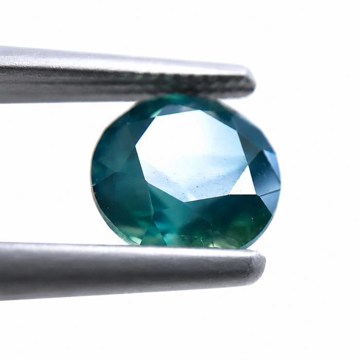 Steel teal Australian Parti Sapphire round cut 1.48 carats - Buy loose or customise
