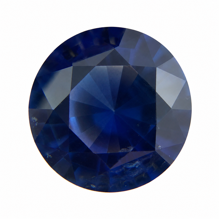 Ceylon sapphire round cut 0.65 carat loose gemstone - Buy loose or Make your own custom jewelry design