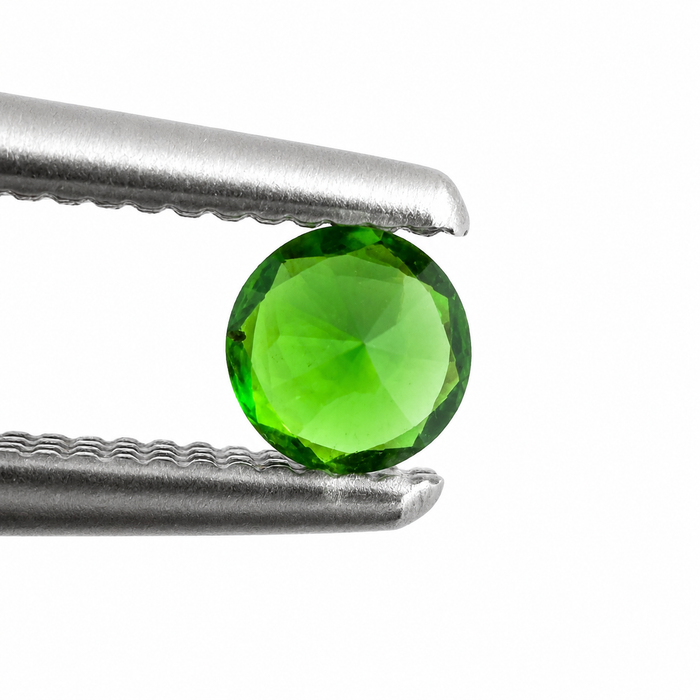 Green Tsavorite garnet round cut 0.10-0.14ct 3x1.7mm approximately each loose gemstone - price is per stone - Buy loose or customise