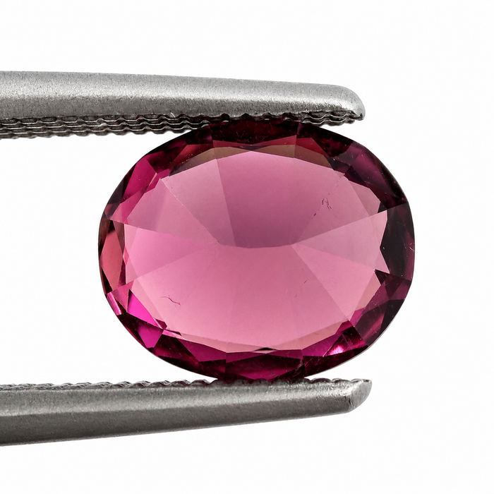 Pink orange sunset tourmaline fancy oval cut 1.28 carats loose gemstone - Buy loose or customise