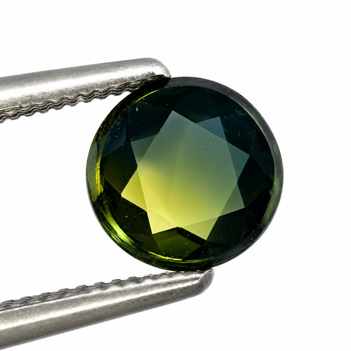 Australian Parti sapphire 1.05ct round rose cut loose gemstone - Buy loose or customise