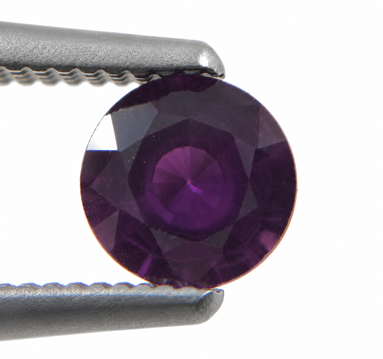 Purple Magenta Sapphire round cut 0.47 carat loose gemtone