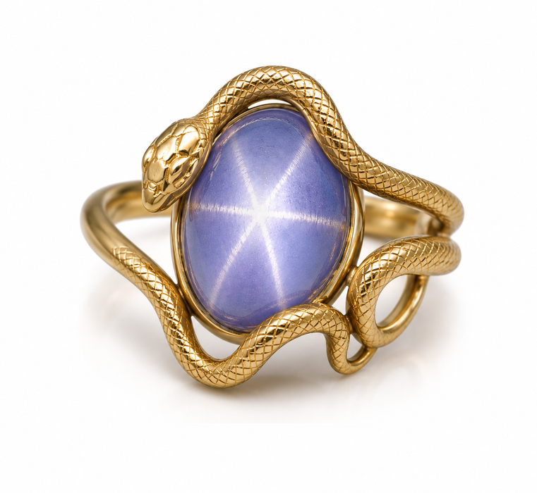 Blue Star Sapphire oval cut cabochon 2.95 carats - Make your own custom jewelry design