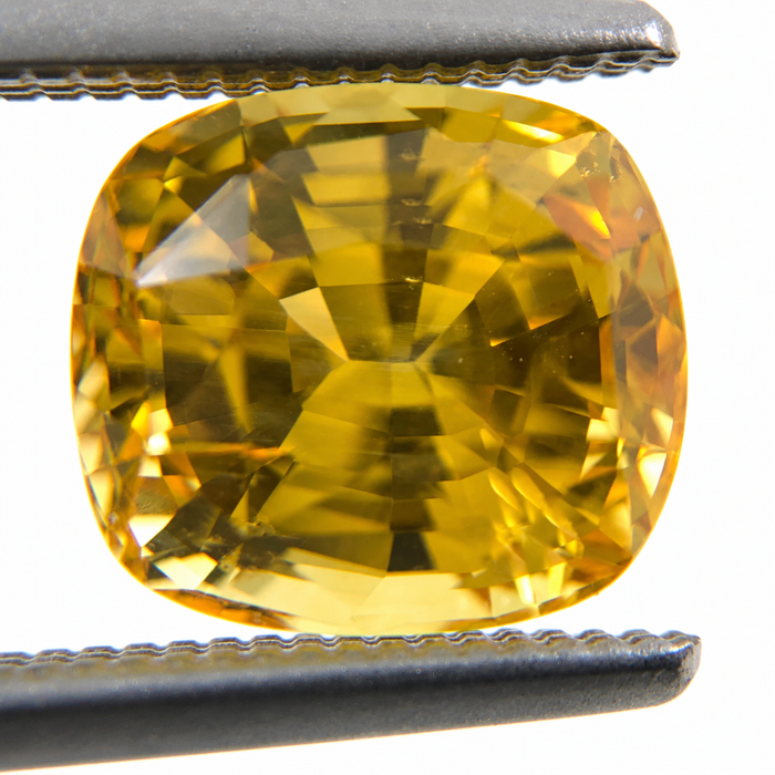 Yellow Sapphire 2.53 carat 7.20x6.58x5.66mm rectangle cushion cut