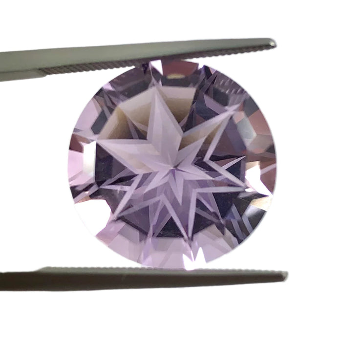 Amethyst unique German laser star mixed cut 11.78 carat loose gemstone - Buy loose or customise