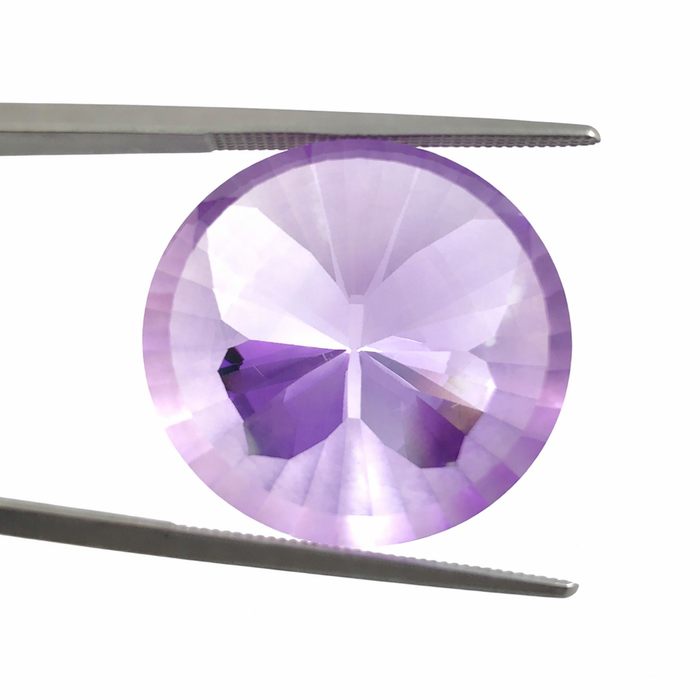 Amethyst unique German laser butterfly mixed cut 20.01 carat loose gemstone - Buy loose or customise