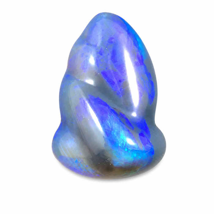 Australian carved jelly opal 10.90 carat loose gemstone - Designer gemstone