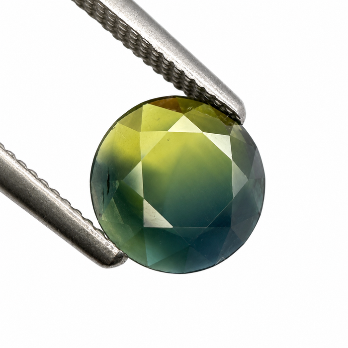Australian Parti sapphire 1.05ct round rose cut loose gemstone - Buy loose or customise