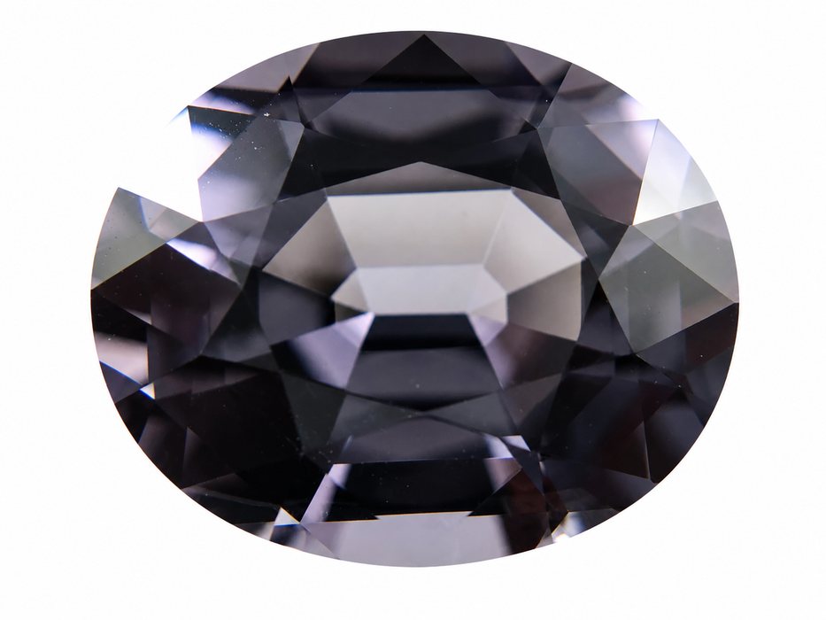 Silver Spinel oval cut 2.57 carat gemstone - Buy loose or Make your own custom jewelry