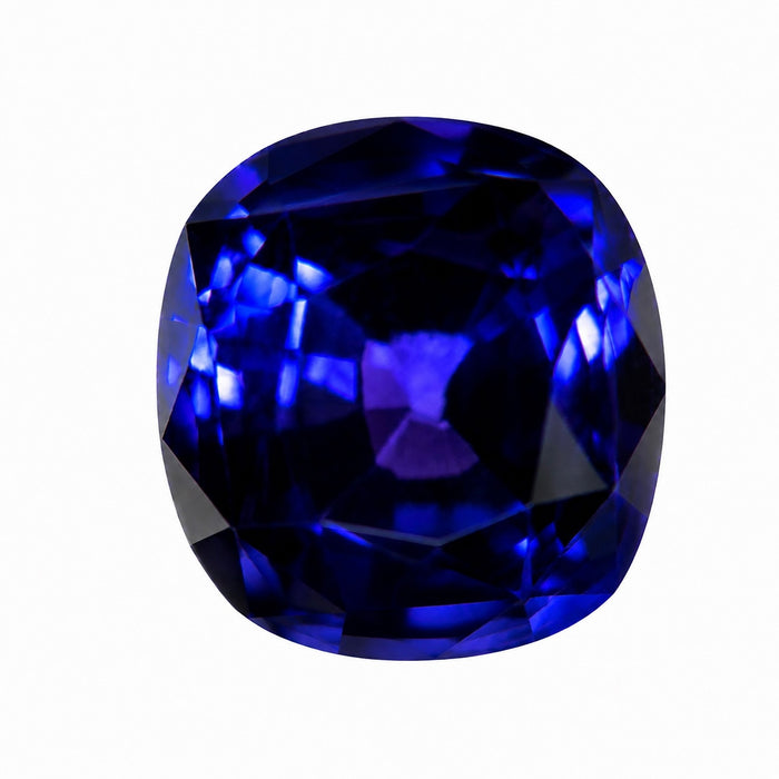 Blue Purple color change Sapphire 2.00 carat 6.63x6.24x5.17mm square cushion cut
