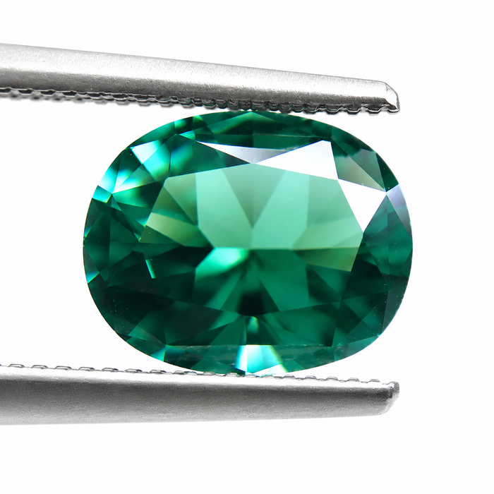 Teal blue green tourmaline cushion cut 1.77 carat loose gemstone - Buy loose or customise