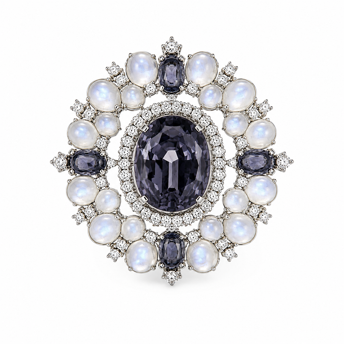 Silver Spinel oval cut 2.57 carat gemstone - Buy loose or Make your own custom jewelry