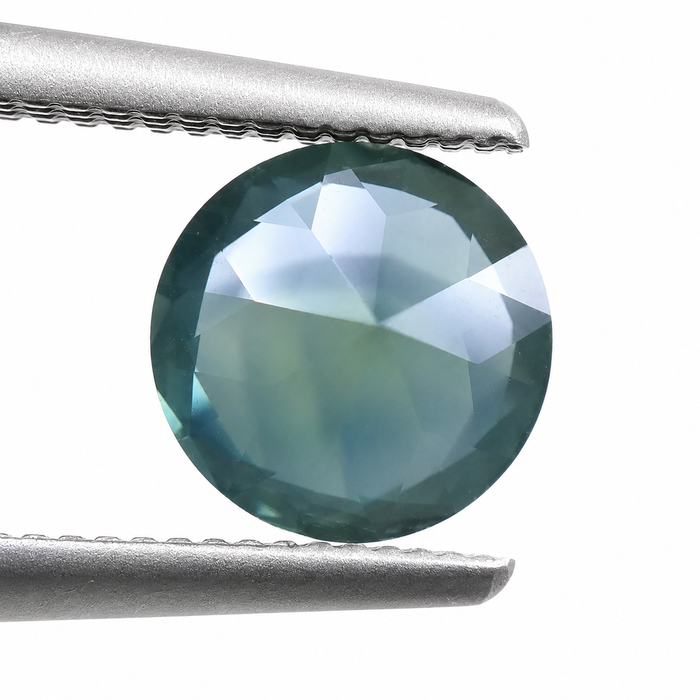 Steel teal Australian Parti Sapphire round cut 1.48 carats - Buy loose or customise