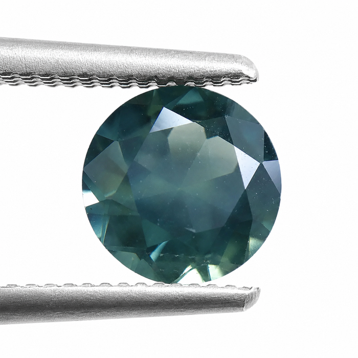 Steel teal Australian Parti Sapphire round cut 1.48 carats - Buy loose or customise