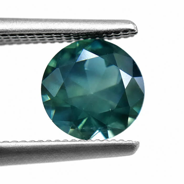 Steel teal Australian Parti Sapphire round cut 1.48 carats - Buy loose or customise