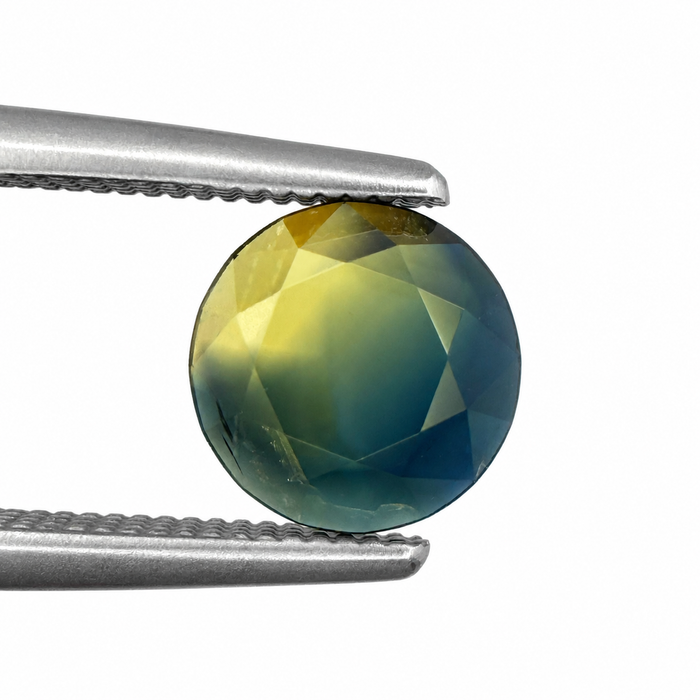 Australian Parti sapphire 1.05ct round rose cut loose gemstone - Buy loose or customise