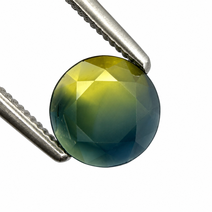 Australian Parti sapphire 1.05ct round rose cut loose gemstone - Buy loose or customise