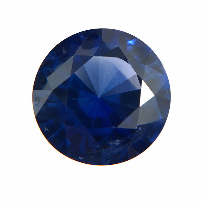 Ceylon sapphire round cut 0.65 carat loose gemstone - Buy loose or Make your own custom jewelry design